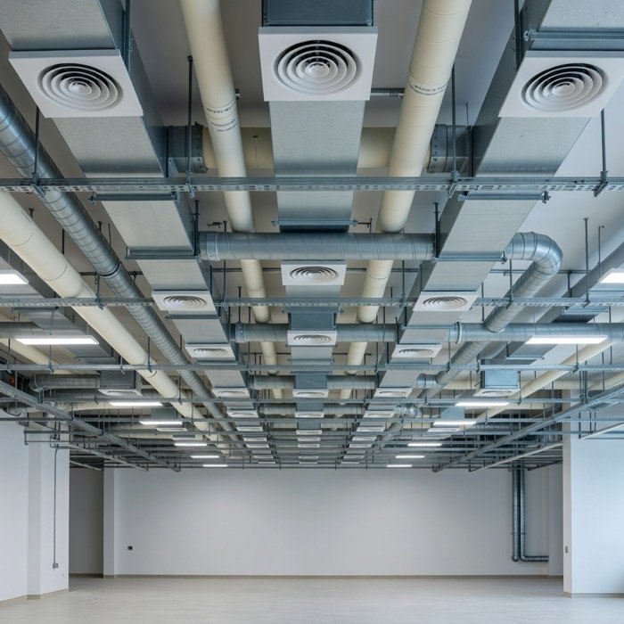 LED street lighting installation for a residential development